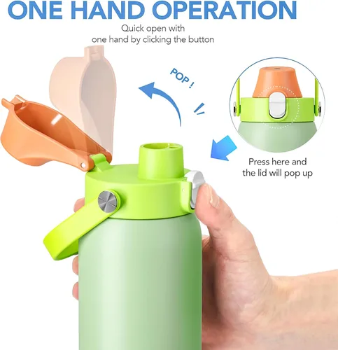 Miniatura 6 de Tapa 2 en 1 para tazas Owala Freesip, tapa de repuesto para Owala de 16 onzas, 24 onzas, 25 onzas, 32 onzas, 40 onzas, tapa superior de botella