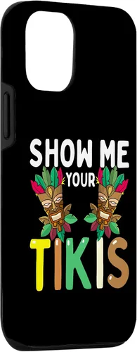 Miniatura 3 de Carcasa divertida para iPhone 14 Show Me Your Tikis Boobs Aloha Hawaii Luau
