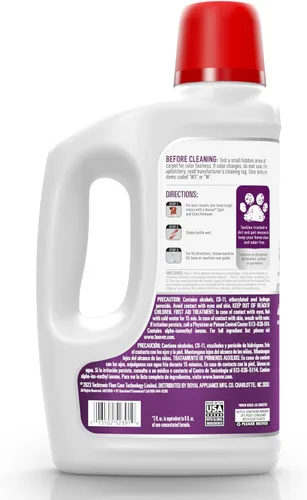 Miniatura 2 de Hoover Oxy Pet - Solución limpiador de alfombras para mascotas, 50 onzas, aroma Ocean Breeze, solución de champú de limpieza profunda
