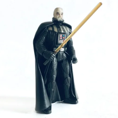 Miniatura 6 de Star Wars POTF2 Power of the Force Freeze Marco Darth Vader con casco extraíble y sable de luz