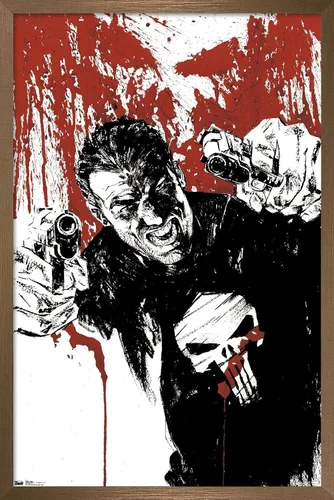 Miniatura 14 de Trends International Marvel Comics - Póster de pared de The Punisher - Pistols, 22.375 x 34 pulgadas, versión premium sin marco