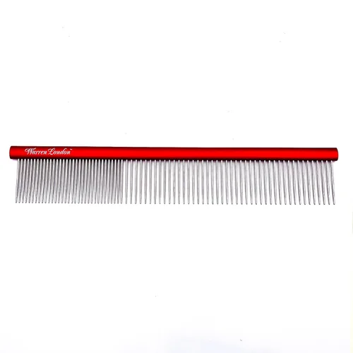 Miniatura 2 de Warren London Peine Fuerte Antienredo para Perros 25.4 cm Control de Confort, Durabilidad y Detalle para Perros Pequeños, Medianos y Grandes