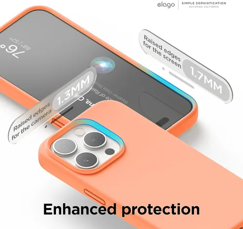 Miniatura 5 de elago Compatible con Funda para iPhone 15 Pro, Funda de Silicona Líquida, Cubierta Protectora de Cuerpo Completo, Resistente a Golpes, Funda Delgada