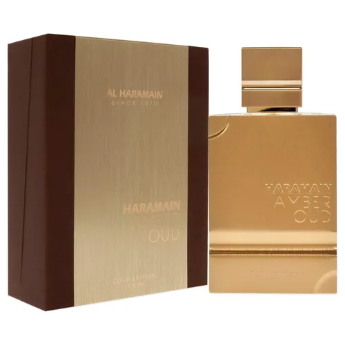 Miniatura 4 de Haramain Al Amber Oud Gold Edition unisex – Perfume árabe para mujeres y hombres – Fragancia de larga duración con bergamota, jazmín, pachulí