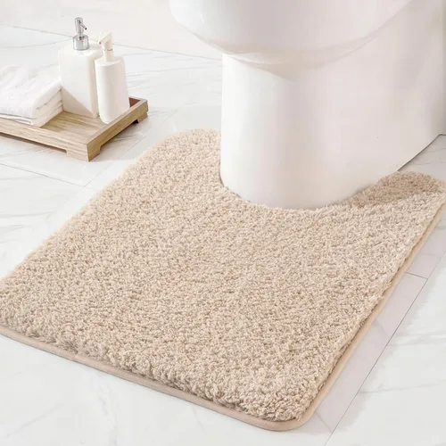 Miniatura 9 de Exclusivo Mezcla Tapetes de baño de 17 x 24 pulgadas, extra suaves, antideslizantes, absorbentes, de microfibra, lavables a máquina, de secado