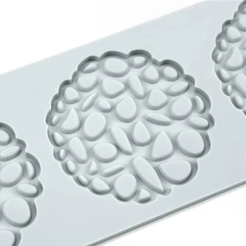 Miniatura 5 de Moldes de silicona 3D de hojas huecas para chocolate, molde de panal de abeja, caramelo, patrón de flores, molde para fondant, decoración de tartas