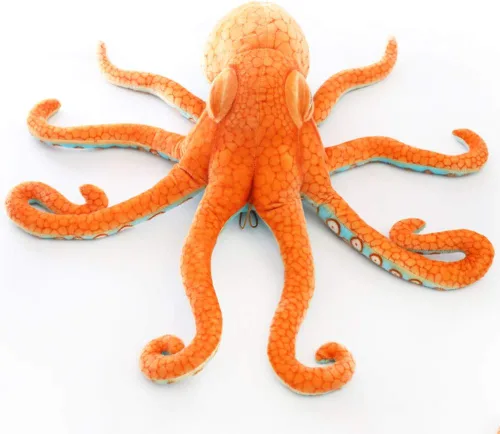 Miniatura 2 de ERDAO Peluche realista de pulpo, juguete de animales marinos de peluche gigantes, regalos para niños (21.6 pulgadas)