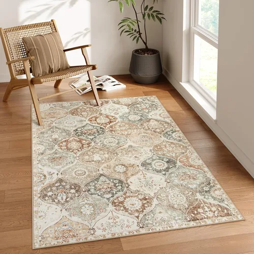 Miniatura 10 de Lahome - Alfombra de marroquí tejida, alfombra para cocina, pasillo, antideslizante, pasillo para entrada, pasillo de lavadero, dormitorio, 274 x