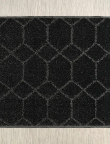 Miniatura 20 de Alfombra de pasillo de longitud personalizada, antideslizante, 26 pulgadas de ancho x tu elección de longitud, azul damasco, 26 pulgadas x 3 pies