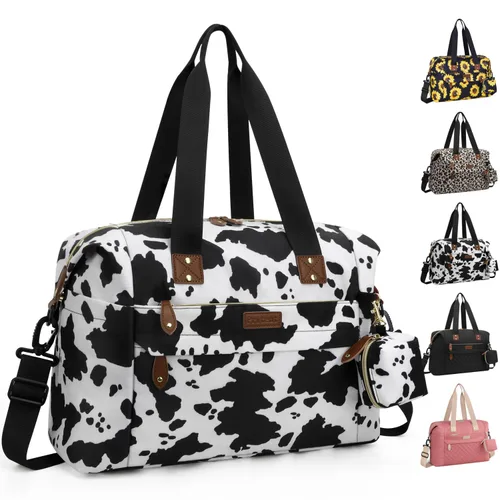 Miniatura 21 de Pritent Bolsa de pañales, bolsas de pañales para bebé con funda para chupete, correas de hombro, clips para cochecito, bolsa grande impermeable