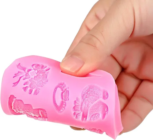 Miniatura 4 de Cestony Juego de esmoquin para novia y novio, moldes de silicona para bricolaje, boda, fiesta, pastel, fondant, galletas, jabón, pudín de azúcar, 4