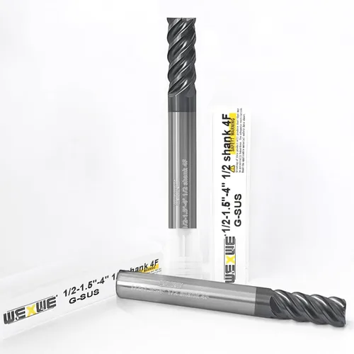 Miniatura 15 de Herramientas Serie G-SUS Carburo Cuadrado Fresa de Extremo, Recubrimiento MAH, Fresa de Extremo para Acero Inoxidable, Titanio, Inconel, Aleaciones