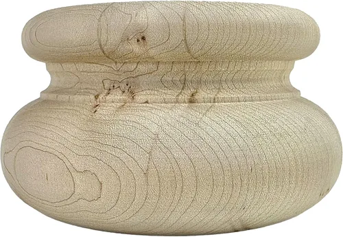 Miniatura 2 de Highland Manor Wood Products Massive Wakefield - Pie para moño, 2 1/2 pulgadas de alto x 4 1/2 pulgadas de ancho (máx.) (juego de 4)