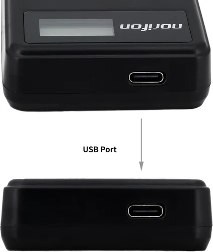 Miniatura 6 de Norifon Cargador USB LCD BP-808 para cámara Canon FS100, FS200, FS300, LEGRIA HF G10, LEGRIA HF G25 y más