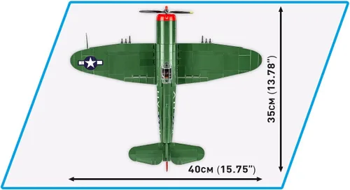 Miniatura 5 de COBI Colección Histórica WWII P-47 Thunderbolt™ & Tank Trailer Edición Ejecutiva