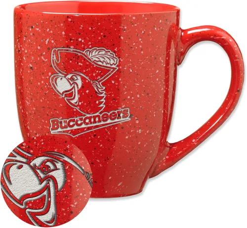 Miniatura 209 de Rico Industries NCAA Virginia Tech Hokies Maroon - Taza de café de cerámica grabada con láser, color del equipo, 16 onzas