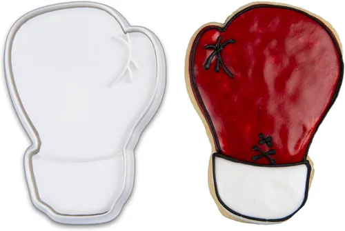 Miniatura 12 de Mostop Cortador de galletas deportivo con sellos, juego de 3 piezas de cortador de galletas de fútbol, fútbol, casco, juego de fútbol, herramientas