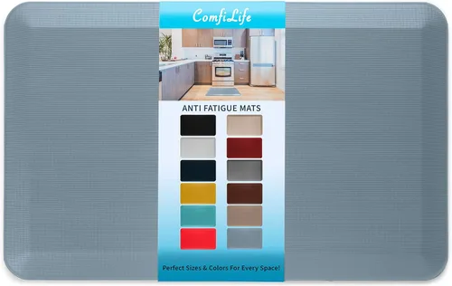 Miniatura 11 de ComfiLife - Alfombrilla antifatiga de 3/4 pulgadas de grosor para cocina o escritorio de pie, hogar u oficina, duradera, resistente a las manchas