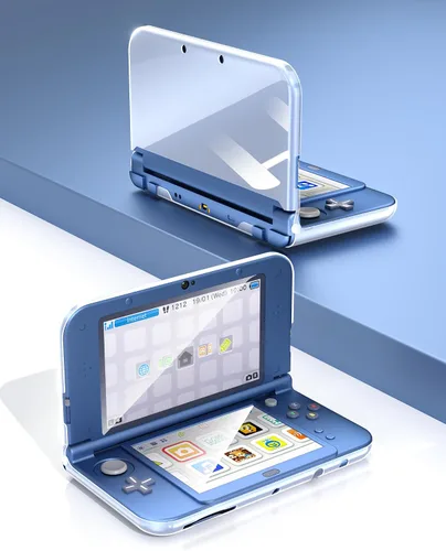Miniatura 6 de Funda 3DS XL con protector de pantalla 3DS XL, funda rígida transparente con película de PET flexible HD para 3DS XL/LL 2015