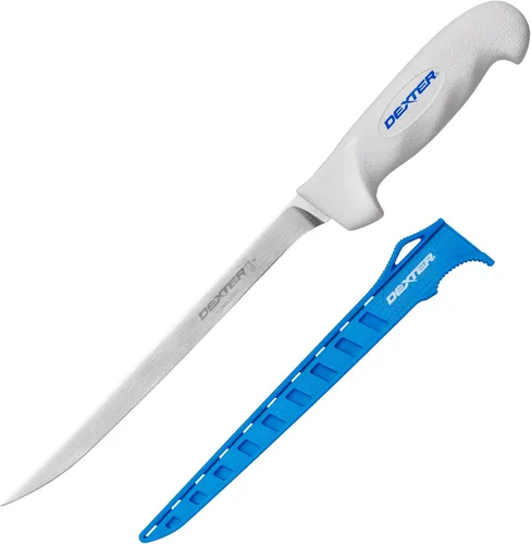 Miniatura 14 de Dexter Outdoors Cuchillo festoneado SOFGRIP Tiger Edge de 8 pulgadas Incluye protector de filo