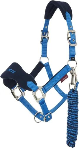 Miniatura 13 de LeMieux Vogue - Cuello para la cabeza de forro polar, cuello halter y cuerda de plomo, acolchado extra, ajustable en el bordillo y correa de encuesta
