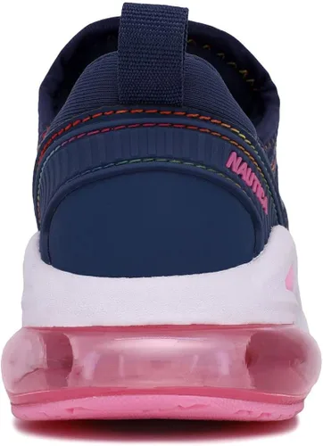 Miniatura 3 de Nautica Zapatos deportivos casuales de moda con burbujas de aire para niños, zapatos para caminar, ligeros, para niños y niñas, con cordones