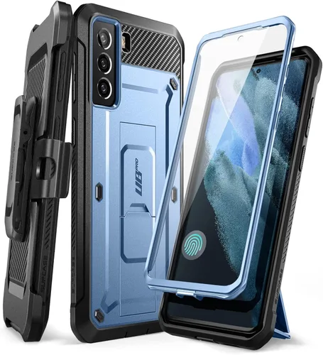 Miniatura 9 de SUPCASE Funda para Samsung Galaxy S21 FE con soporte y clip para el cinturón (Unicorn Beetle Pro), [protector de pantalla integrado]