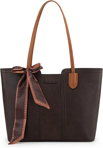 Miniatura 16 de Montana West - Bolsos de mano para mujer, bolso tipo satchel con asa superior mediana