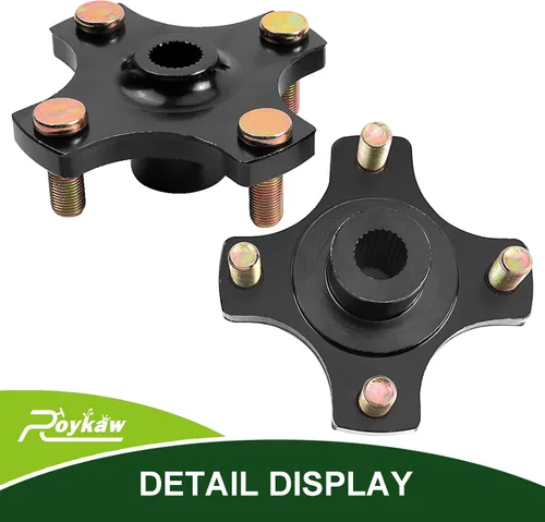 Miniatura 5 de Roykaw Placa de brida del cubo de la rueda trasera del carrito de golf para modelos eléctricos y gaseosos EZGO RXV 2008 en adelante, reemplaza al