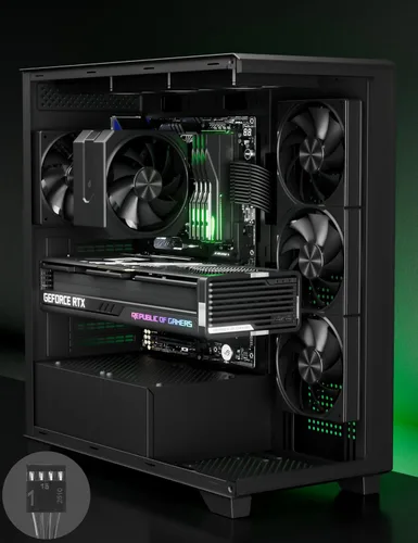 Miniatura 7 de Enfriador de aire de CPU con tubos de calor de 4X6mm, enfriador de CPU de ventilador de 120mm 1650rpm, enfriador de CPU AMD AM5/AM4/AM3 Serie