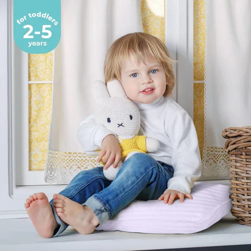 Miniatura 3 de Utopia Bedding Almohada para niños pequeños (Lavanda, paquete de 2), almohadas de 13x18 para dormir, funda de mezcla de algodón suave