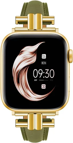 Miniatura 14 de Juntan Correa delgada de cuero compatible con Apple Watch 38mm 40mm 41mm 42mm 44mm 45mm 46mm 49mm, pulsera de reloj de cuero genuino en forma de I