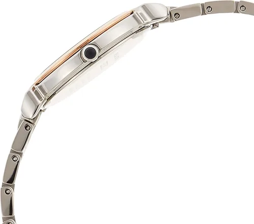Miniatura 3 de Seiko Reloj de plata de cuarzo japonés con pantalla analógica SFQ798 para mujer, oro rosa, Oro rosado