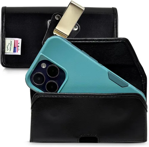 Miniatura 9 de Turtleback Clip para cinturón para iPhone 16 Pro, 16e, 15 Pro 14 Pro 13 Pro - Grande: se adapta con fundas de estilo voluminoso Defender, nailon