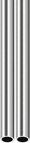 Miniatura 36 de DTGN Tubo de acero inoxidable 304 de 0.394 in x 0.016 in x 9.843 in (ODxWall TxL) - Paquete de 2 - Bueno para equipos de maquinaria - Tubería