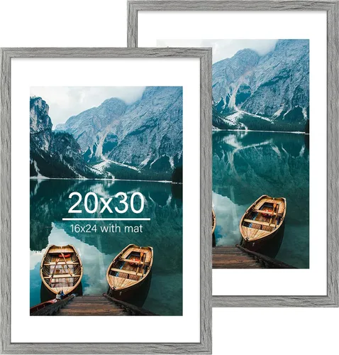 Miniatura 48 de Hongkee - Juego de 2 marcos de fotos, HK042515-MD5.5X8.5-BK(2PK)