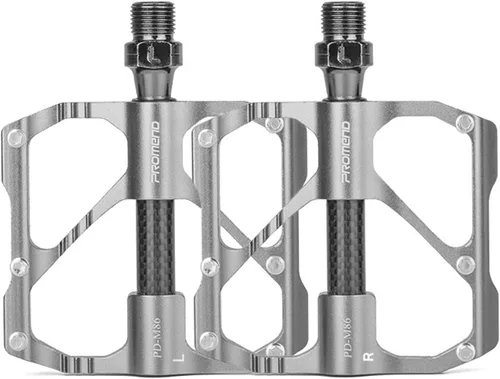 Miniatura 8 de Pedales de bicicleta de montaña Pedales de bicicleta de aleación de aluminio 3 rodamientos de fibra de carbono tubo de eje ligero para carretera MTB
