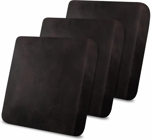 Miniatura 13 de Fundas de cojín tipo cuero para sofá, juego de fundas protectoras de muebles para sillón seccional, sofá biplaza de tela de elastano elástica