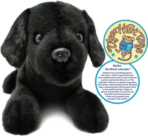 Miniatura 3 de TigerHart Blythe Black Lab - Peluche de 12 pulgadas