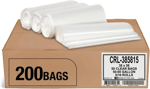 Miniatura 26 de Aluf Plastics RL-3339XH - Bolsas de basura negras resistentes de 33 x 39 pulgadas, 1.5 mil de grosor, capacidad de 33 galones (100 unidades)