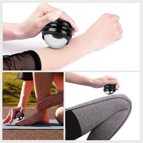 Miniatura 8 de Rodillo de hielo para masaje, rodillo para músculos, tejido profundo, se mantiene fría durante 6 horas, rodillo de fascitis plantar, regalo