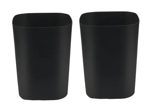 Miniatura 9 de Besli Cubo de basura pequeño de 2 galones para baño, dormitorio, cocina, oficina (negro, 1 unidad)