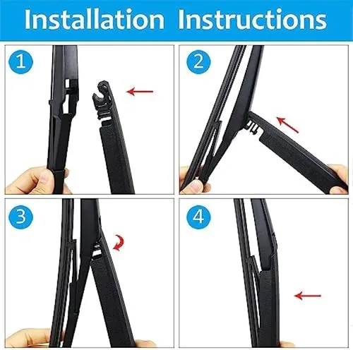 Miniatura 5 de 14"Rear Wiper Arm Blade kit Replacement, For Opel Zafira 2011-2019 Rear Wiper Blade Wiper Arm