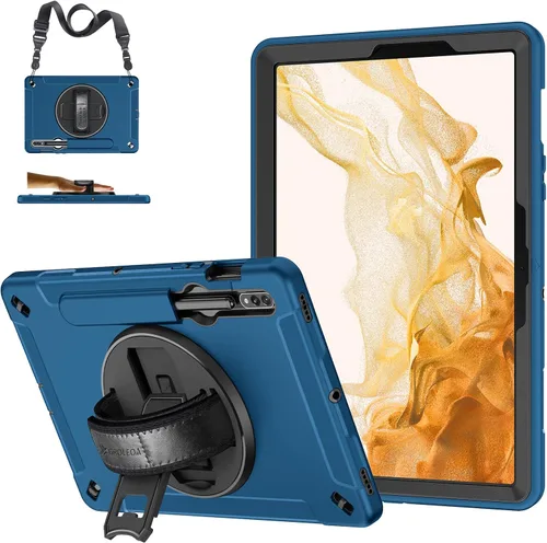 Miniatura 21 de Funda para Galaxy Tab S6 Lite de 10.4 pulgadas 2024/2022/2020: funda de TPU de grado militar a prueba de golpes con protector de pantalla - soporte