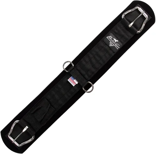 Miniatura 7 de Professional's Choice SMX Western Cinch - Cincha de caballo con patrón de gofre, forro de neopreno antideslizante con herrajes de acero inoxidable