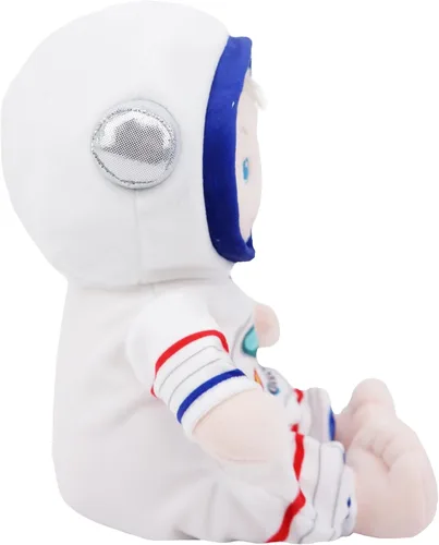 Miniatura 3 de June Garden Dulce Dolly Astronauta de 12 pulgadas - Muñeca de bebé de peluche ultrasuave para el nacimiento en adelante - Atuendo de traje espacial