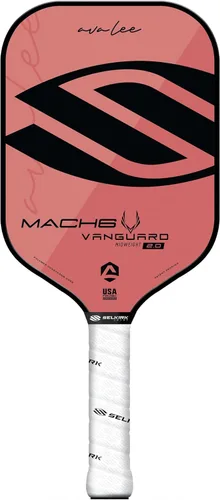 Miniatura 21 de Selkirk Sport Vanguard - Paleta híbrida de pickleball de fibra de carbono con núcleo de polipropileno X5, raquetas de pickleball 1.0 Rojo