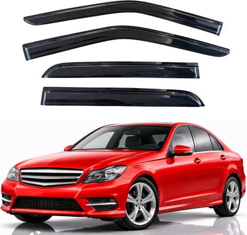 Miniatura 67 de KPY Visor de ventana compatible con Hyundai Tucson 2021-2025, 4 piezas de deflector de ventilación para ventana lateral, estilo Mugen, protector