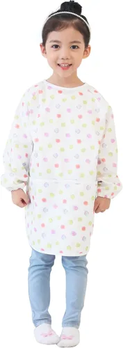 Miniatura 13 de Plie Kids Waterproof Art Smock – Long Sleeve Apron for Painting, Baking, Sensory Play (Ages 1–10)