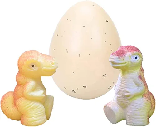 Miniatura 5 de Juguete novedoso para niños, diseño de dinosaurio sorpresa en crecimiento, paquete de 2